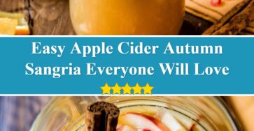 Apple Cider Autumn Sangria