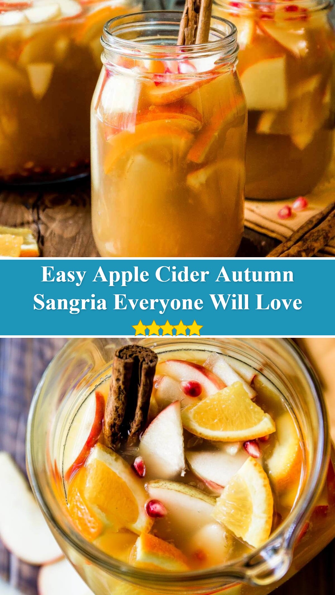 Apple Cider Autumn Sangria