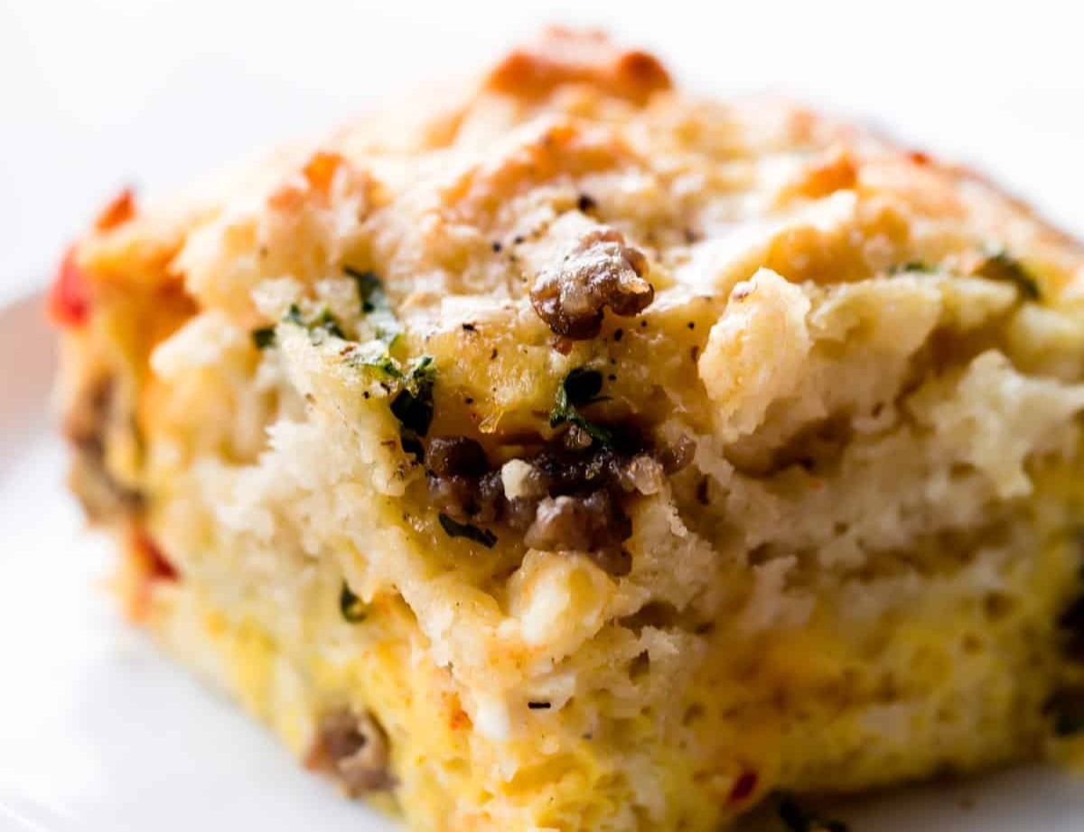 Biscuit Breakfast Casserole suggested serving