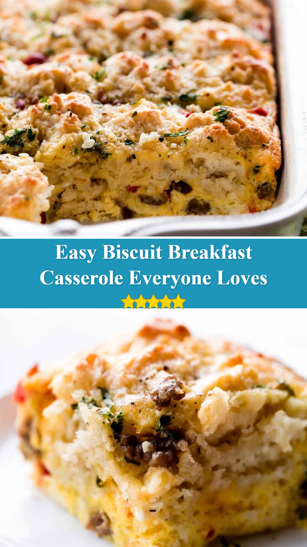 Biscuit Breakfast Casserole