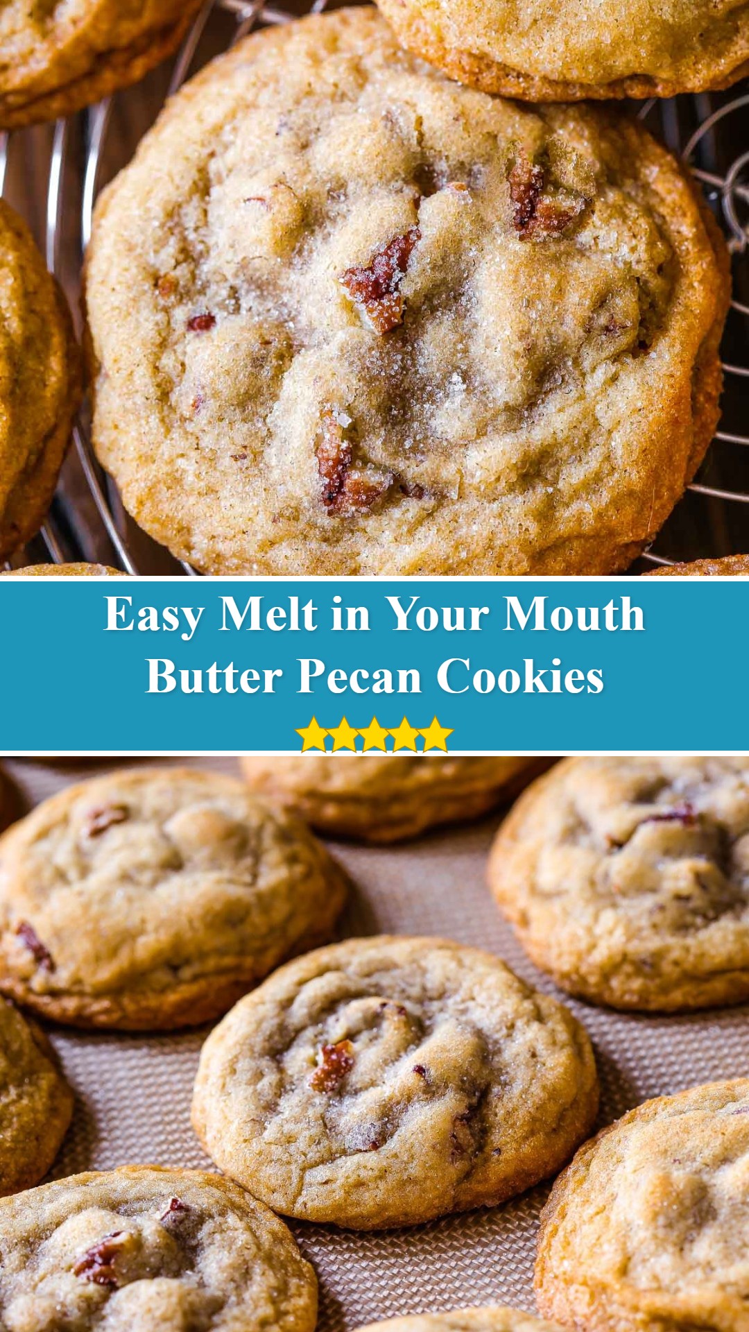 Butter Pecan Cookies