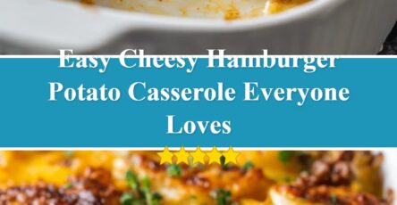 Cheesy Hamburger Potato Casserole