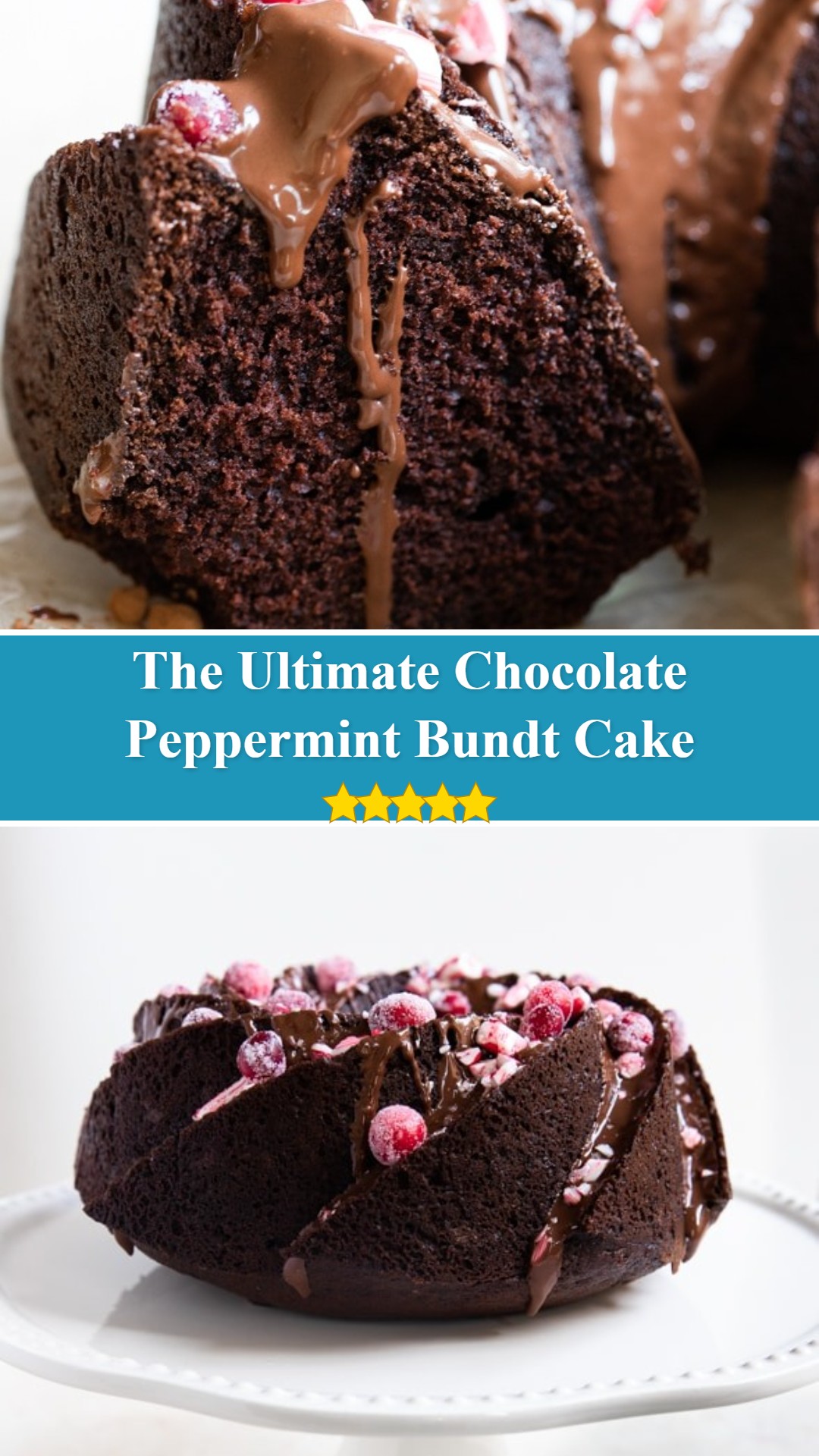 Chocolate Peppermint Bundt Cake