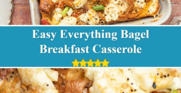 Everything Bagel Breakfast Casserole