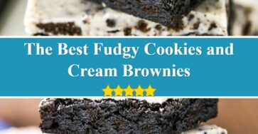 Fudgy Cookies and Cream Brownies