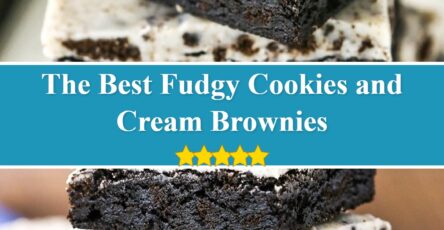 Fudgy Cookies and Cream Brownies
