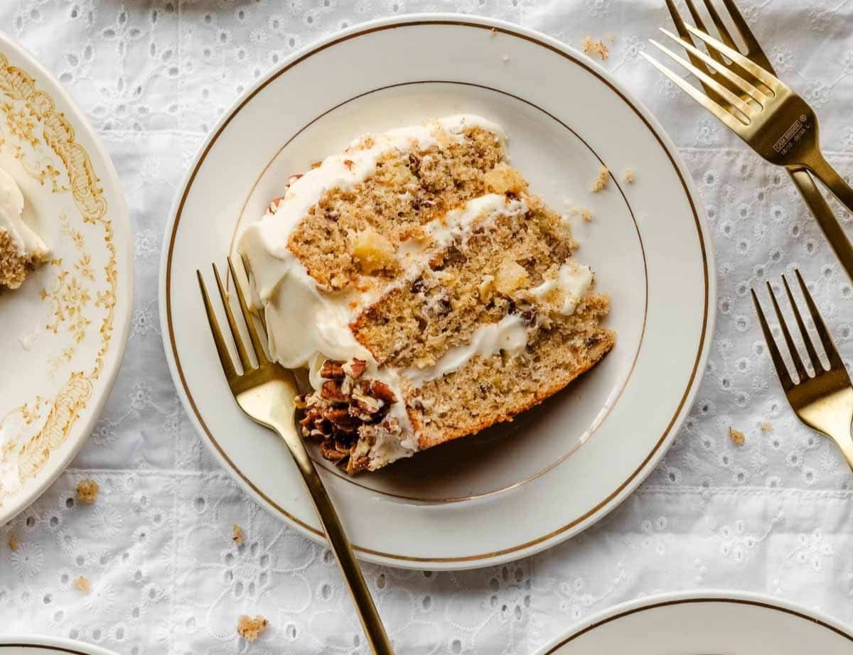 Hummingbird Cake suggested serving