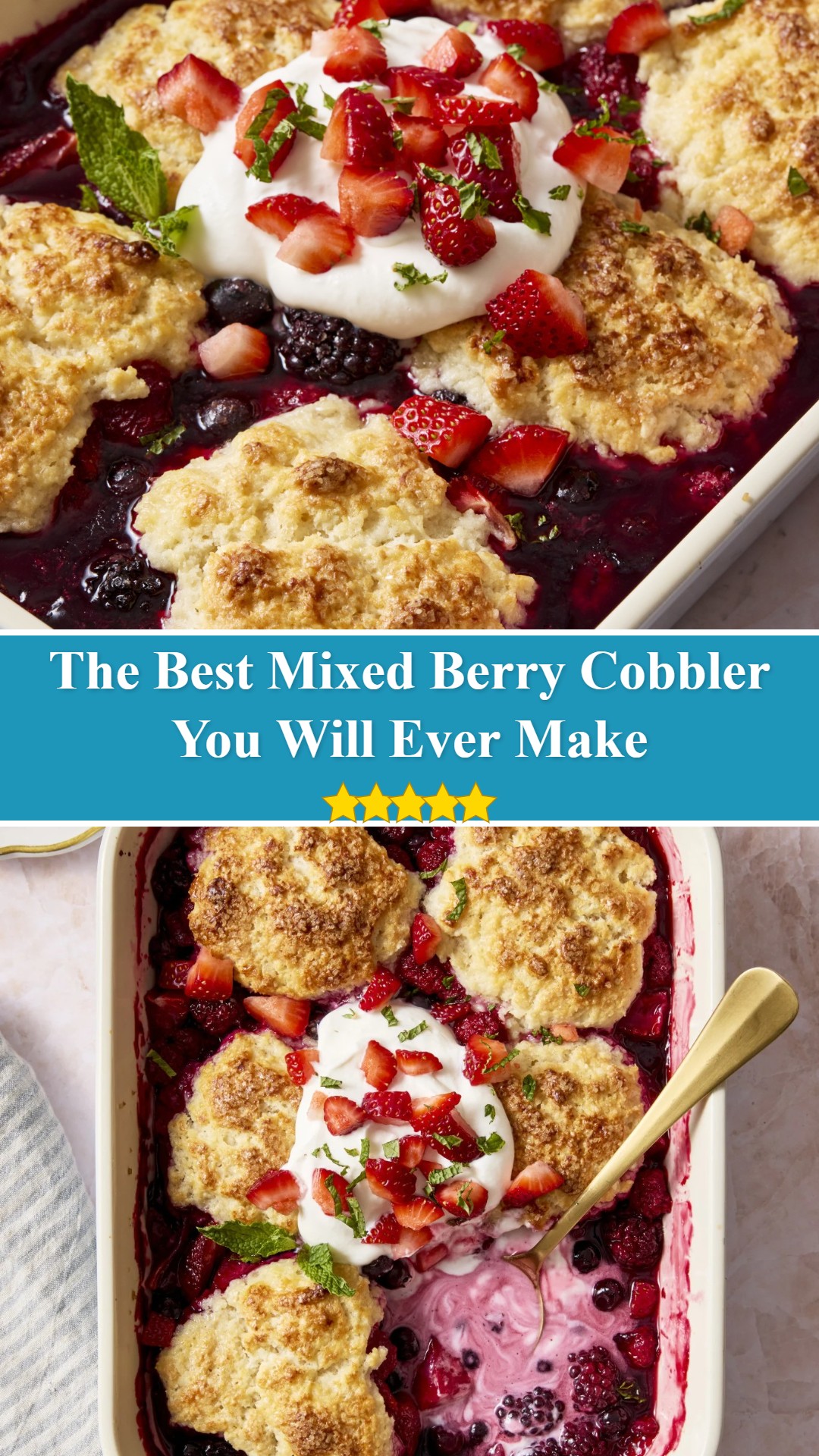 Mixed Berry Cobbler