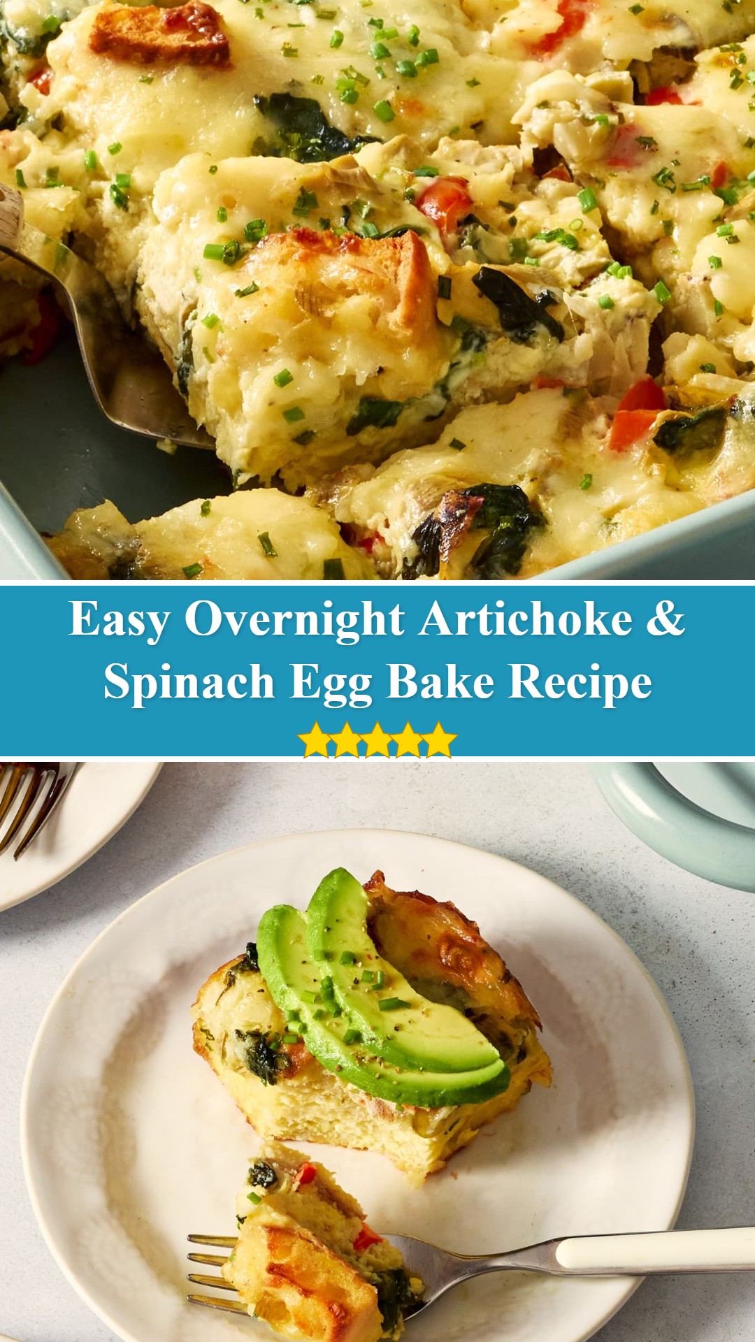 Overnight Artichoke & Spinach Egg Bake
