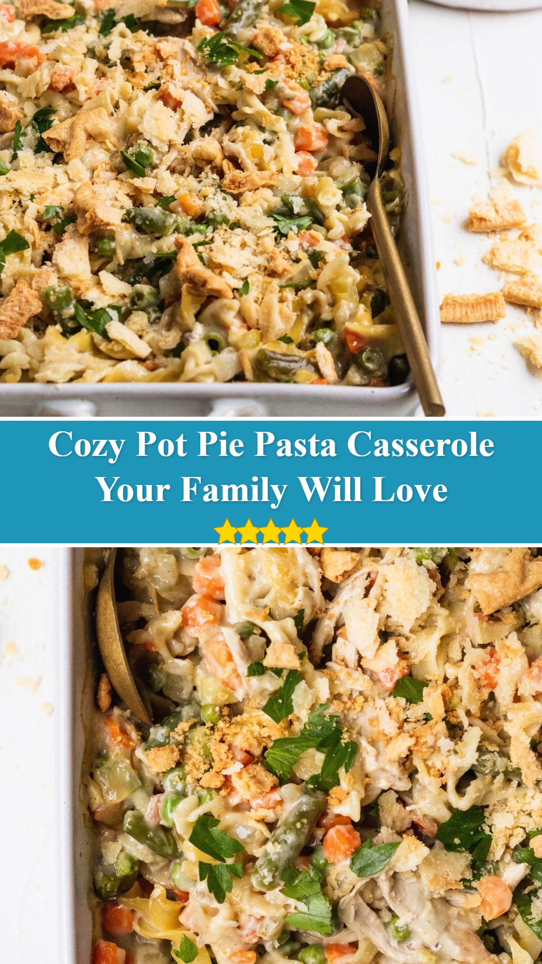Pot Pie Pasta Casserole