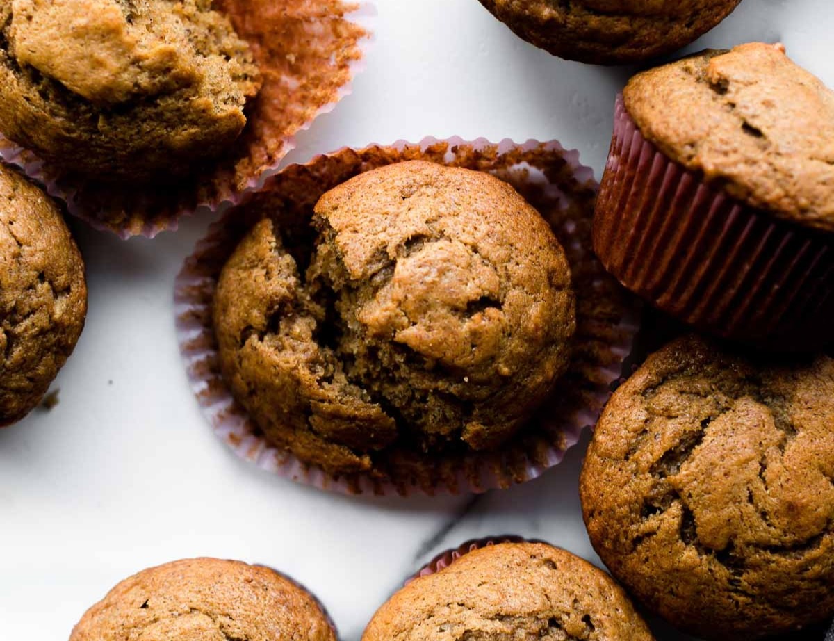 Quick & Easy Banana Muffins suggested serving