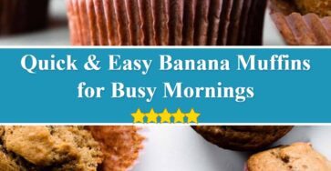 Quick & Easy Banana Muffins