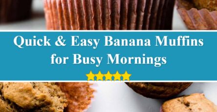 Quick & Easy Banana Muffins