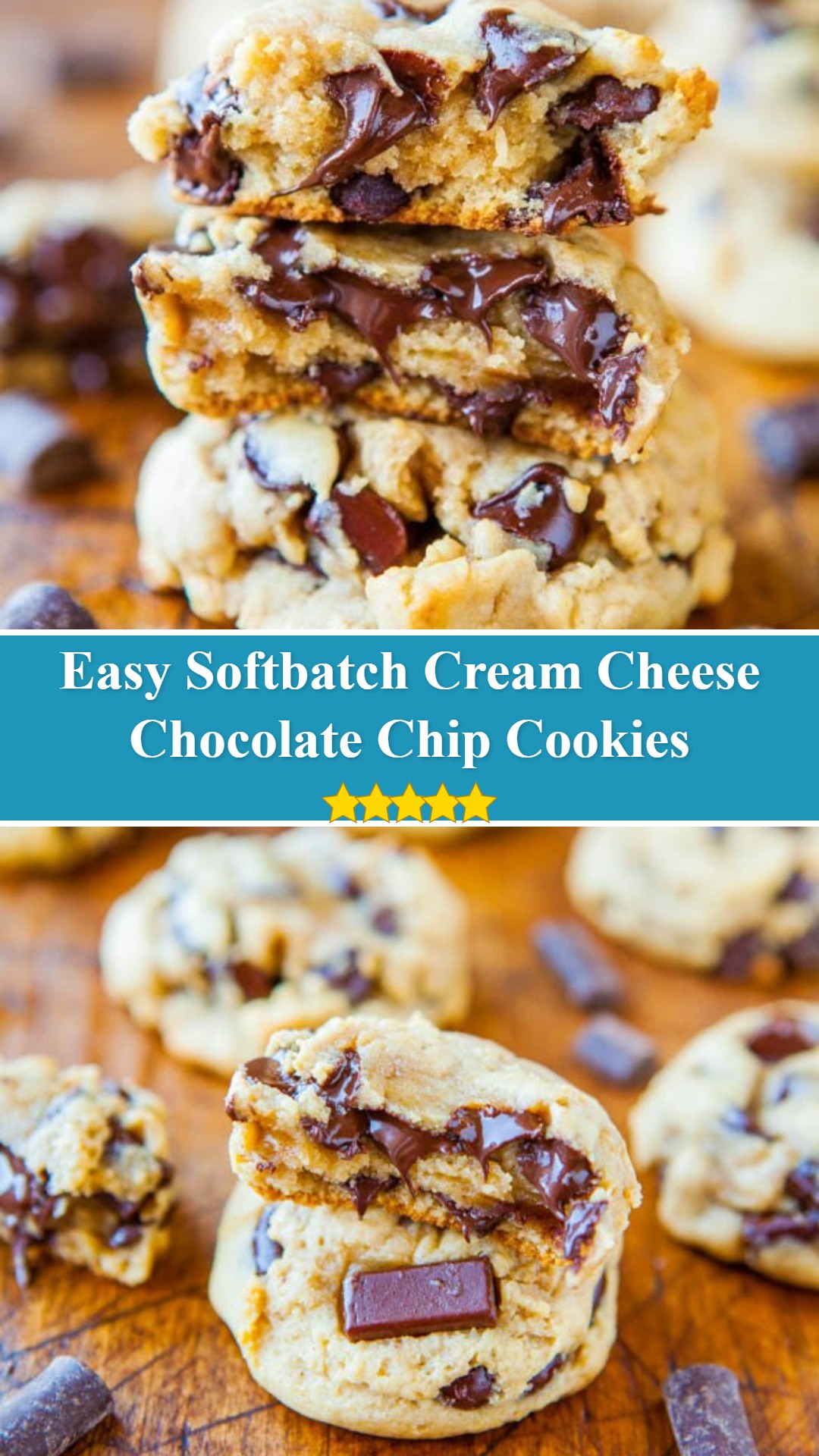 Softbatch Cream Cheese Chocolate Chip Cookies