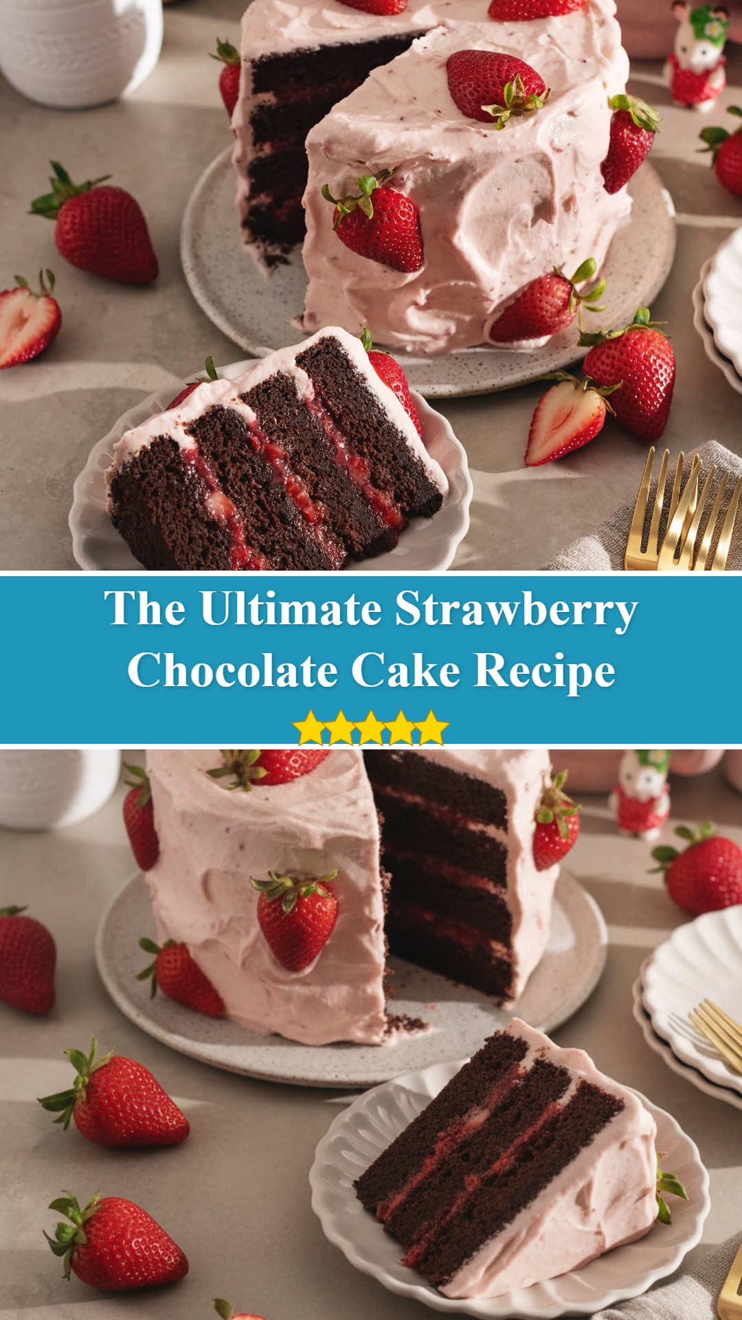Strawberry Chocolate Cake