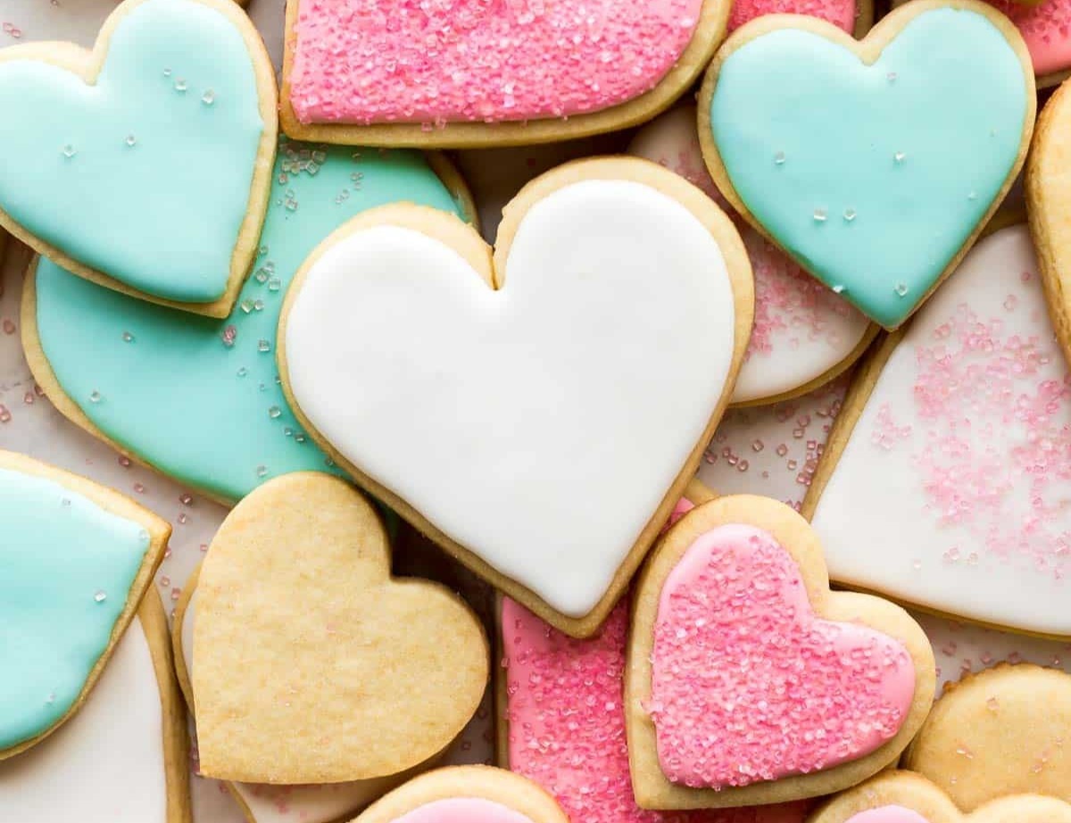 The Best Sugar Cookies top view
